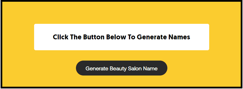 Beauty Salon Name Generator 