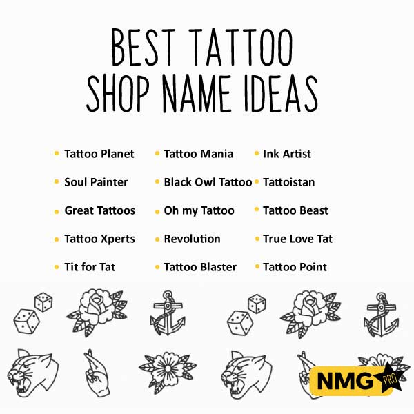 Best Tattoo Shop Names Generator Generate Classy Tattoo Shop Names