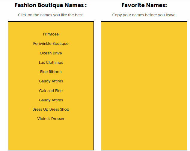 clothing-boutique-name-generator