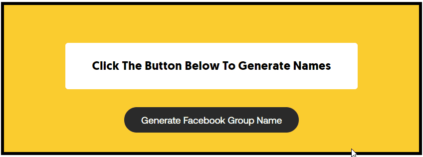 Facebook Group Name Generator | 1000+ Facebook Group Name Ideas